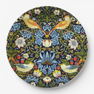 William Morris - Strawberry Thief Paper Plate