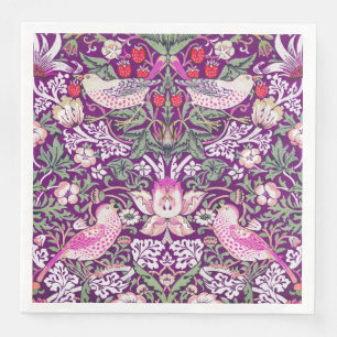 William Morris Strawberry Thief Pattern Napkin