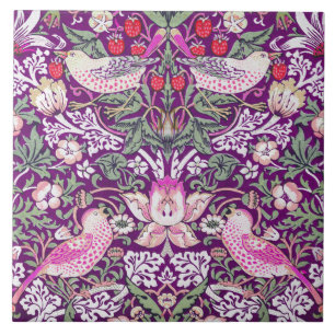 William Morris Strawberry Thief Pattern  Tile