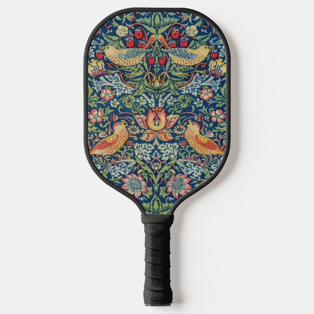 William Morris - Strawberry Thief Pickleball Paddle (Front)