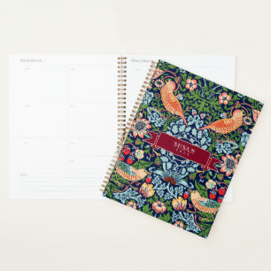 William Morris Strawberry Thief Planner