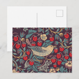 William Morris Strawberry Thief Postcard