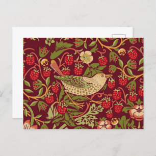 William Morris Strawberry Thief Postcard