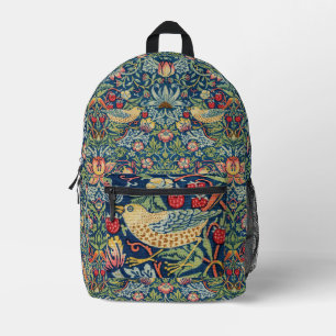 William Morris - Strawberry Thief Printed Backpack