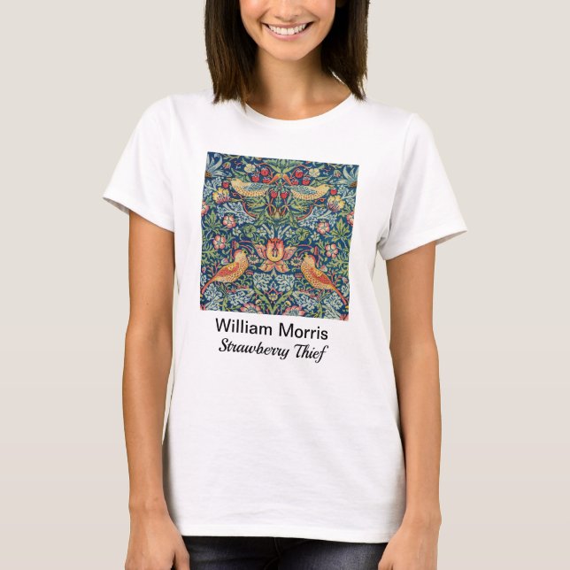 William Morris - Strawberry Thief T-Shirt (Front)