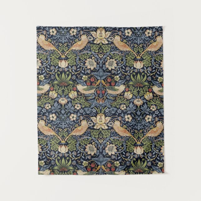 William Morris Strawberry Thief Tapestry (Front)