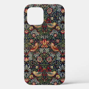 William Morris Strawberry Thief Textile Pattern iPhone 12 Case
