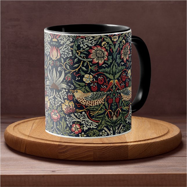 William Morris Strawberry Thief Textile Pattern Mug (Creator Uploaded)