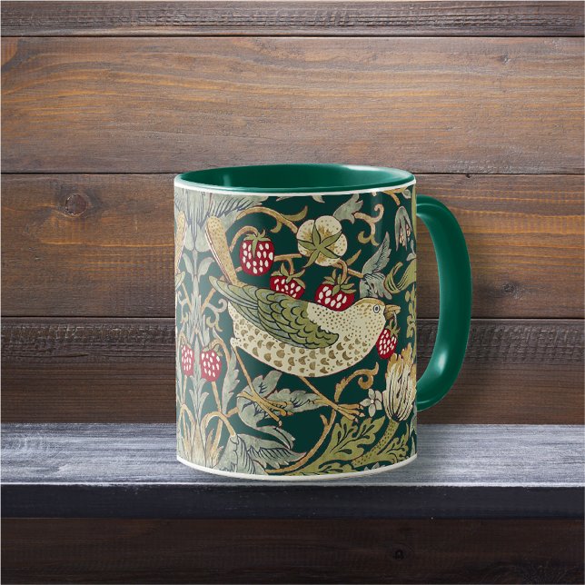 William Morris Strawberry Thief Textile Pattern Mug (Creator Uploaded)