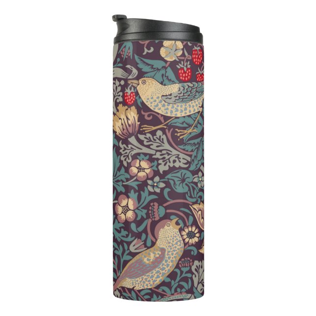 William Morris Strawberry Thief Thermal Tumbler (Rotated Right)