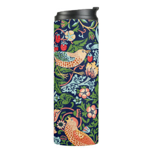 William Morris Strawberry Thief Thermal Tumbler
