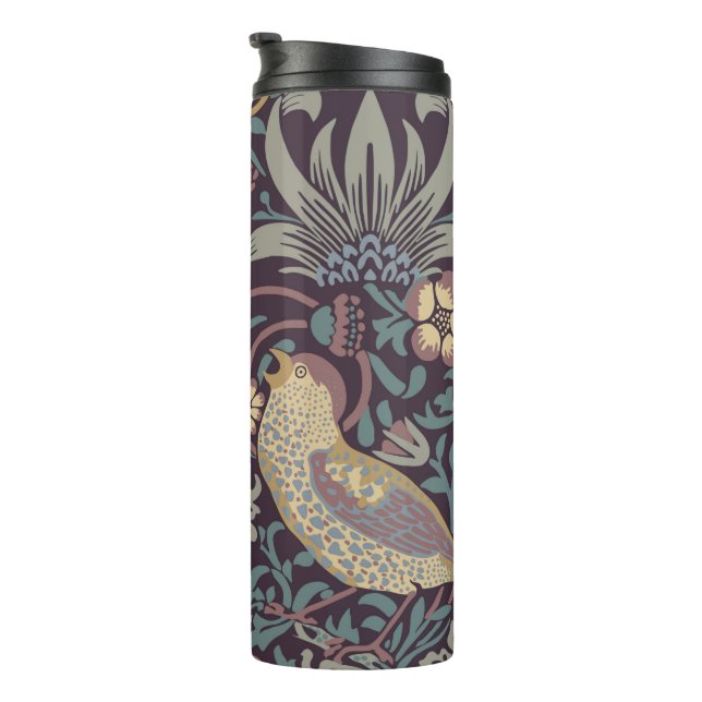 William Morris Strawberry Thief Thermal Tumbler (Rotated Right)