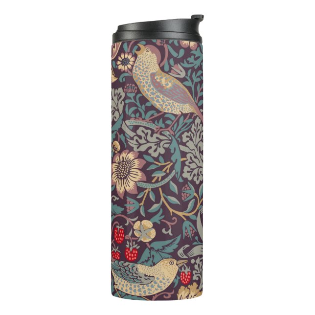 William Morris Strawberry Thief Thermal Tumbler (Rotated Left)