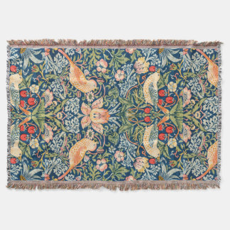 William Morris Strawberry Thief Throw