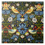 William Morris - Strawberry Thief Tile<br><div class="desc">Strawberry Thief,  a William Morris vintage design</div>