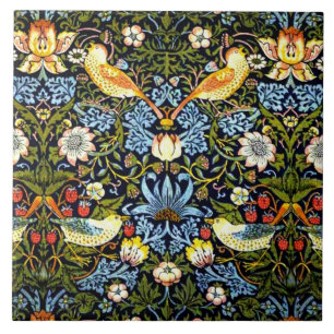 William Morris - Strawberry Thief Tile