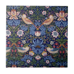William Morris , Strawberry Thief Tile