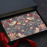 William Morris Strawberry Thief Tissue Paper<br><div class="desc">William Morris Strawberry Thief Pattern Design. Add your label text! William Morris was an English textile designer, artist, writer, and socialist associated with the Pre-Raphaelite Brotherhood and British Arts and Crafts Movement. He founded a design firm in partnership with the artist Edward Burne-Jones, and the poet and artist Dante Gabriel...</div>