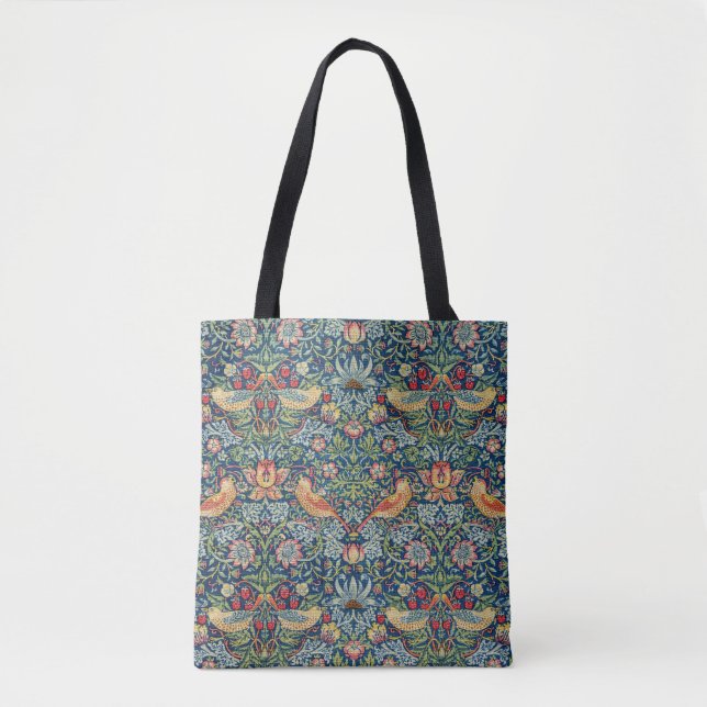 William Morris - Strawberry Thief Tote Bag (Front)