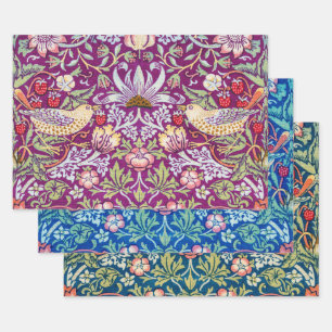 William Morris, Strawberry Thief Wrapping Paper Sheet