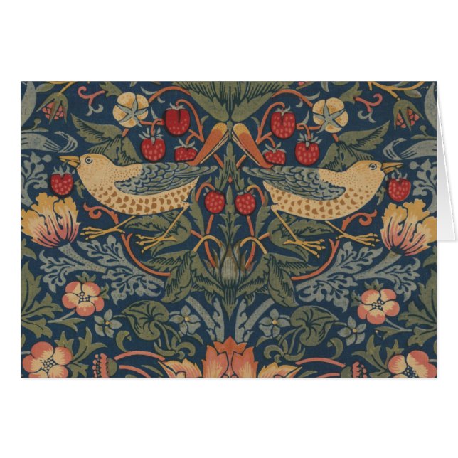 William Morris Strawberry Thieves Birds (Front Horizontal)