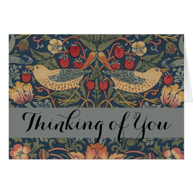 William Morris Strawberry Thieves Birds (Front Horizontal)