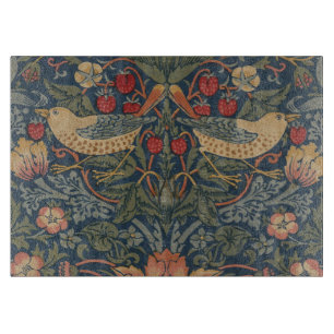 William Morris Strawberry Thieves Birds Cutting Board