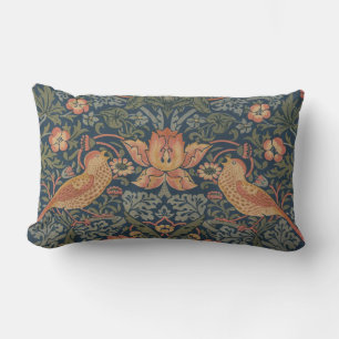 William Morris Strawberry Thieves Birds Lumbar Cushion