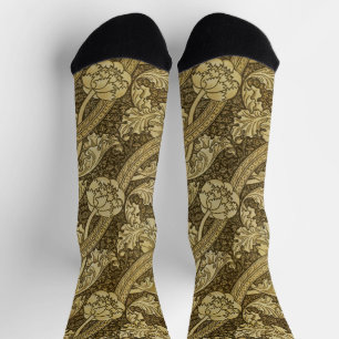 William Morris Style Florence Floral Tapestry Socks