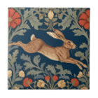 William Morris style Right Facing Running Hare