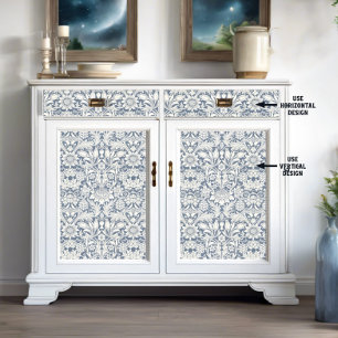 William Morris Sunflower Blue and White Decoupage Tissue Paper