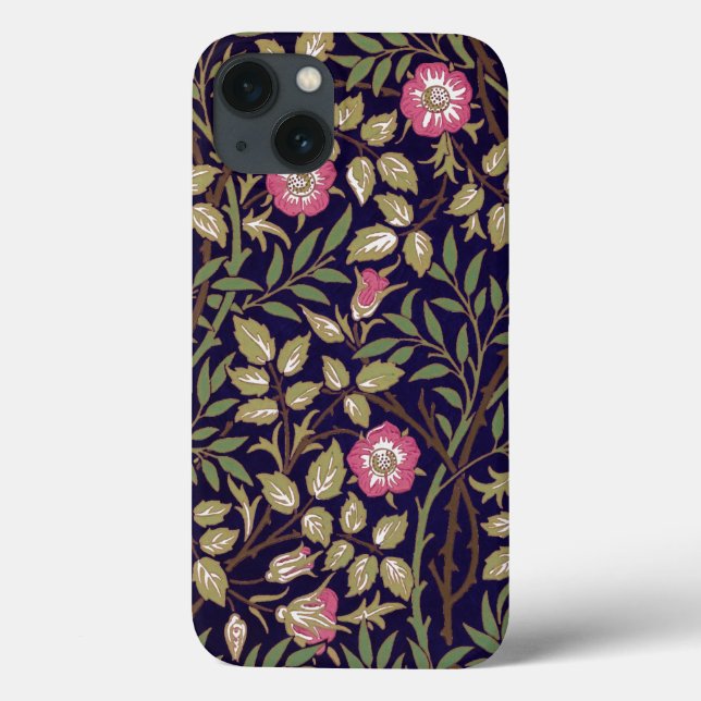 William Morris Sweet Briar Floral Art Nouveau Case-Mate iPhone Case (Back)