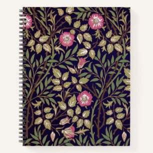 William Morris Sweet Briar Floral Art Nouveau Notebook