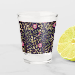 William Morris Sweet Briar Floral Art Nouveau Shot Glass