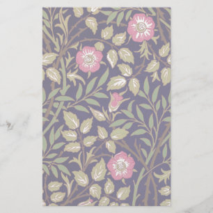 William Morris Sweet Briar Floral Art Nouveau Stationery