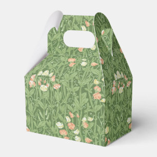 William Morris Sweet Pea Floral Design Favour Box