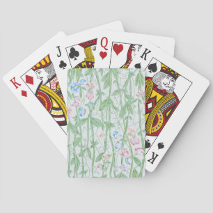 William Morris Sweet Pea Floral Pattern Classic Playing Cards