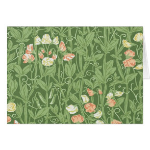 William Morris Sweet Pea Pattern Vintage Botanical