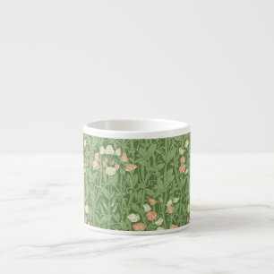 William Morris Sweet Pea Pattern Vintage Botanical Espresso Cup