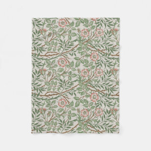 William Morris Sweetbriar Floral Art Nouveau Fleece Blanket