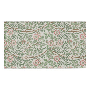 William Morris Sweetbriar Floral Art Nouveau Name Tag