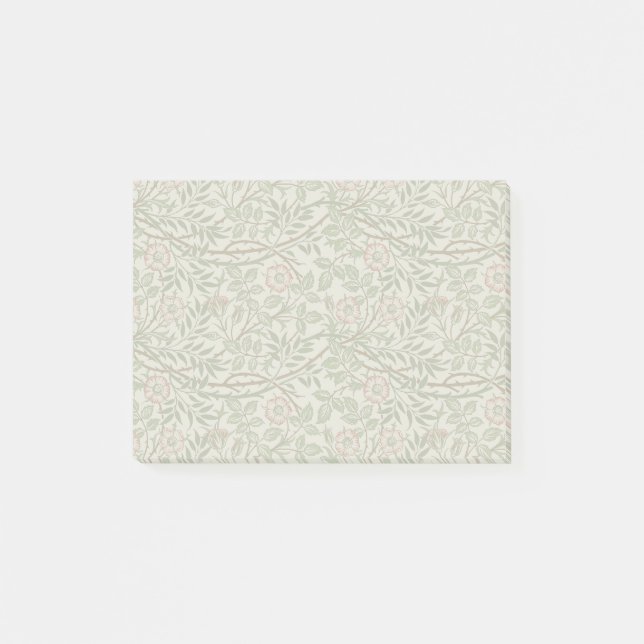 William Morris Sweetbriar Floral Art Nouveau Post-it Notes (Front)