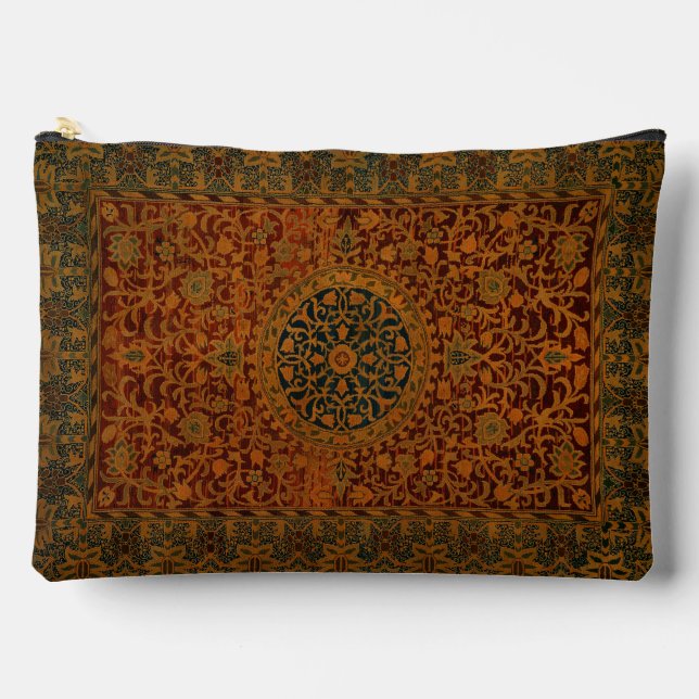 William Morris Tapestry Carpet Rug Accessory Pouch (Front)