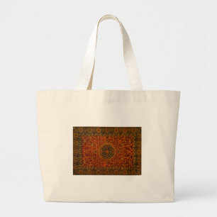 william morris tapestry carpet rug artwork large tote bag
