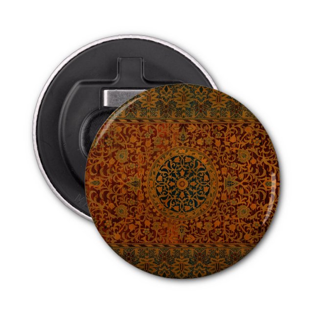 William Morris Tapestry Carpet Rug Bottle Opener (Front)