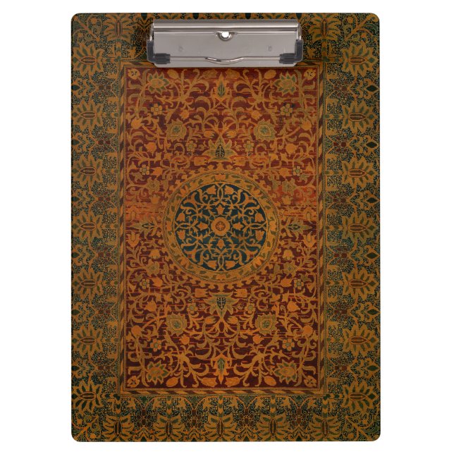 William Morris Tapestry Carpet Rug Clipboard (Front)