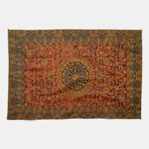 William Morris Tapestry Carpet Rug Tea Towel