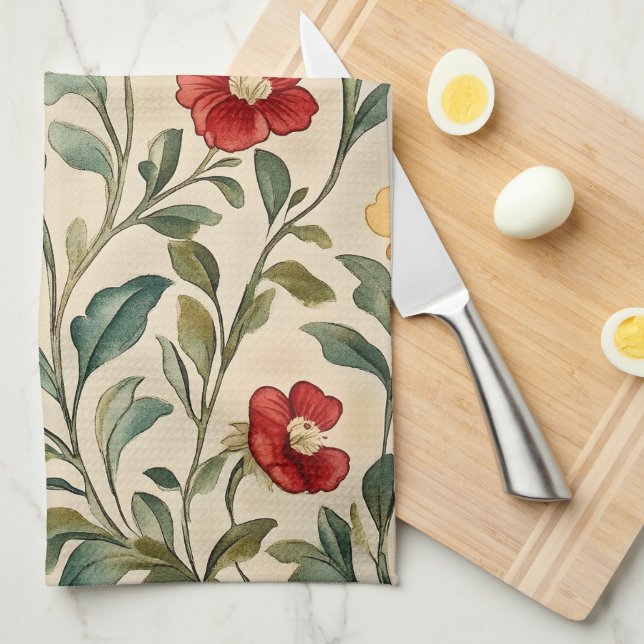 William Morris Tea Towel (Quarter Fold)