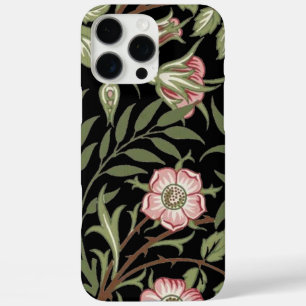William Morris Textile Pattern Wild Roses iPhone 16 Pro Max Case