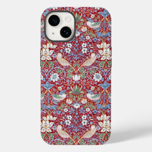 William Morris Textile Strawberry Thief Case-Mate iPhone 14 Case